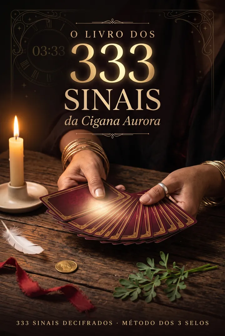 Capa de O Livro dos 333 Sinais da Cigana Aurora